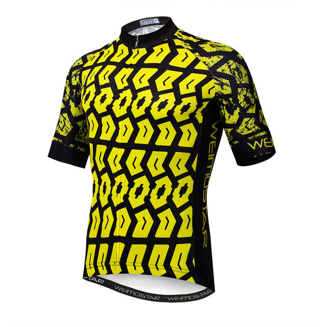 Green bicycle shirt