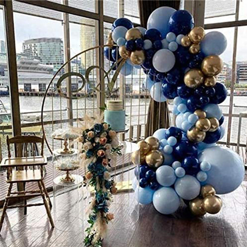 Blue 12 Inch Arch Bridge Balloon Party Decoration