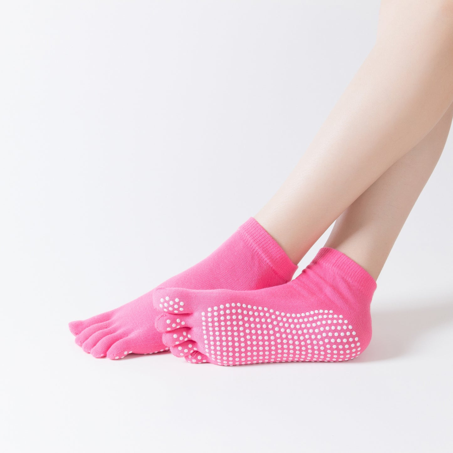 SpringSummerAutumnAnd Winter Seasons To Wear Sports DispensingLadies Color Toe Five-Toed ShortTubeYoga Socks