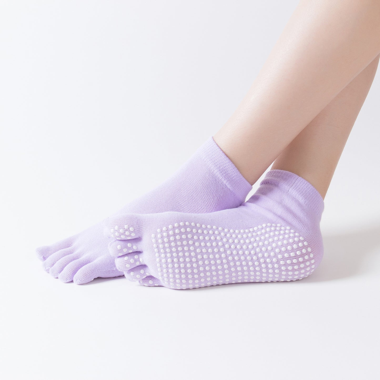 SpringSummerAutumnAnd Winter Seasons To Wear Sports DispensingLadies Color Toe Five-Toed ShortTubeYoga Socks
