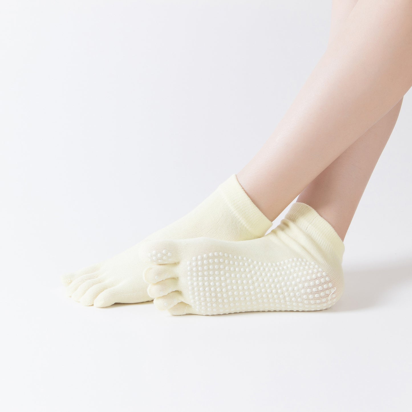 SpringSummerAutumnAnd Winter Seasons To Wear Sports DispensingLadies Color Toe Five-Toed ShortTubeYoga Socks
