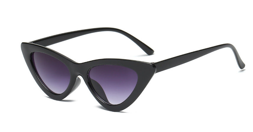 Retro Triangle Cat Eye Net Red Sunglasses