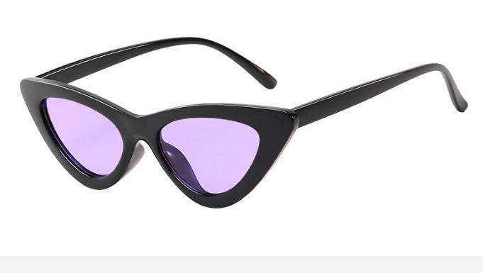 Retro Triangle Cat Eye Net Red Sunglasses