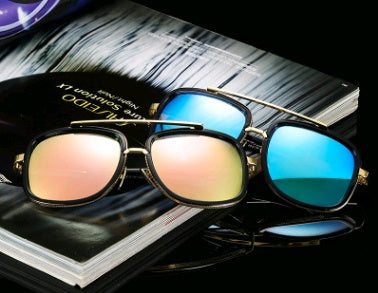 Sunglasses metal street shooting retro sunglasses fashion sunglasses