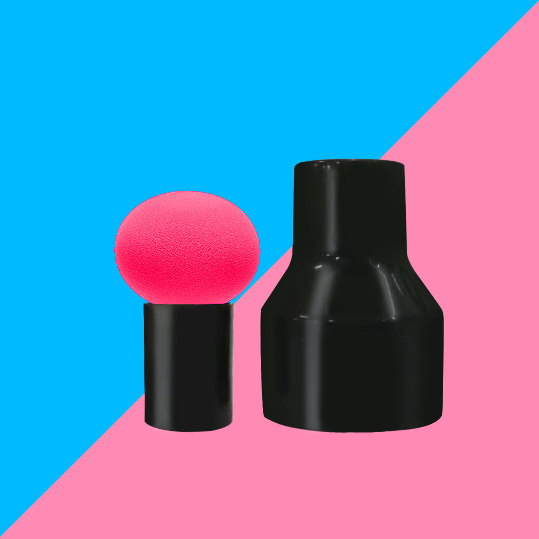 Mushroom head sponge beauty puff set