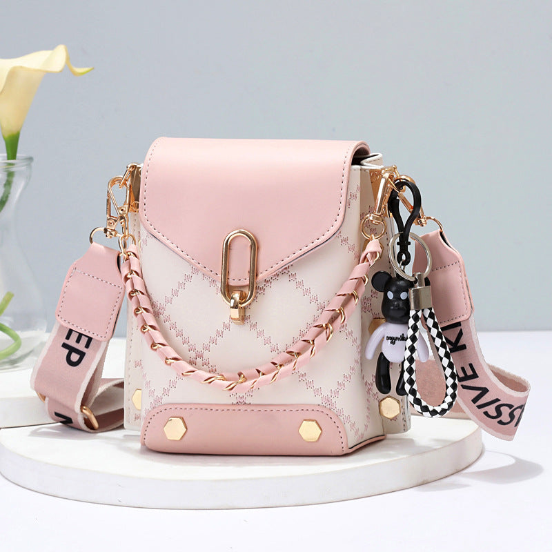 Summer Women's Chain Bucket Bag