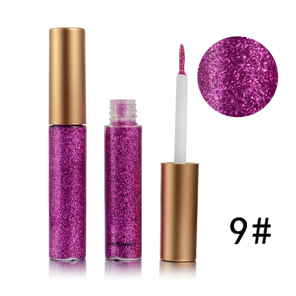 Stage Nightclub Makeup Performance Makeup Colorful Shiny Sequins Flashing Liquid Eye Shadow