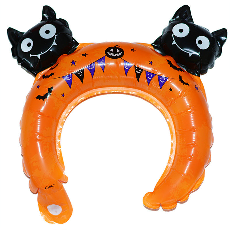 Halloween Headband Balloons Spider Ghost Hair Accessories Party Supplies