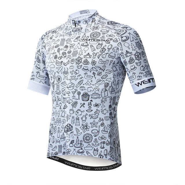 Green bicycle shirt