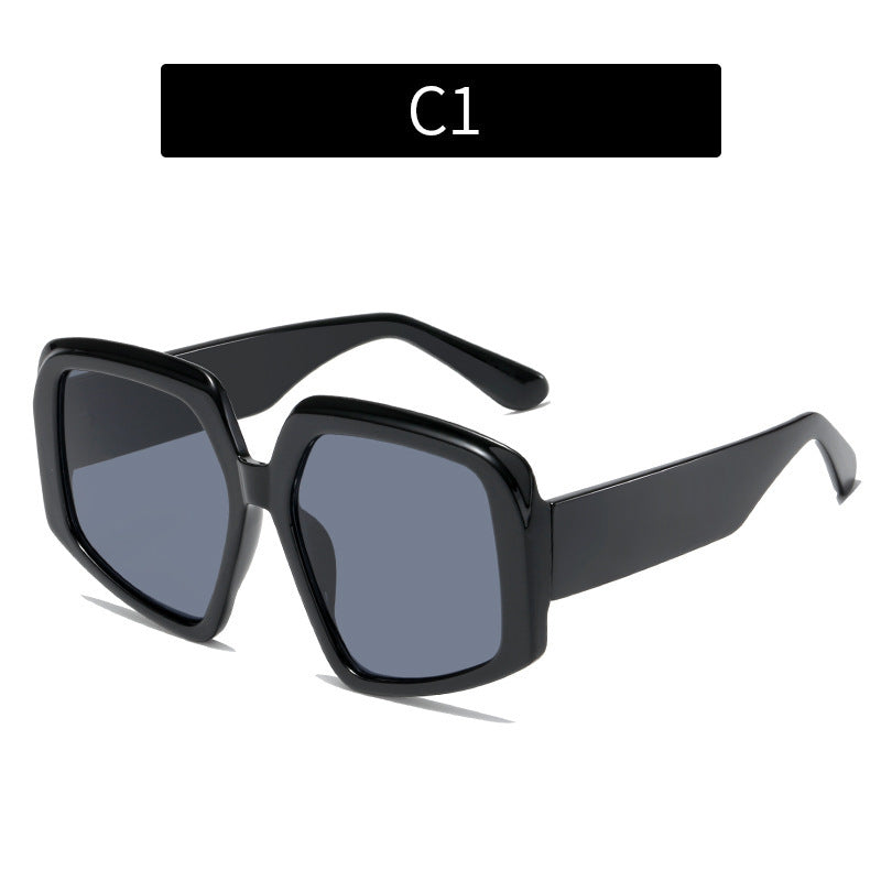 Personality Colorful Sunglasses Women European And America