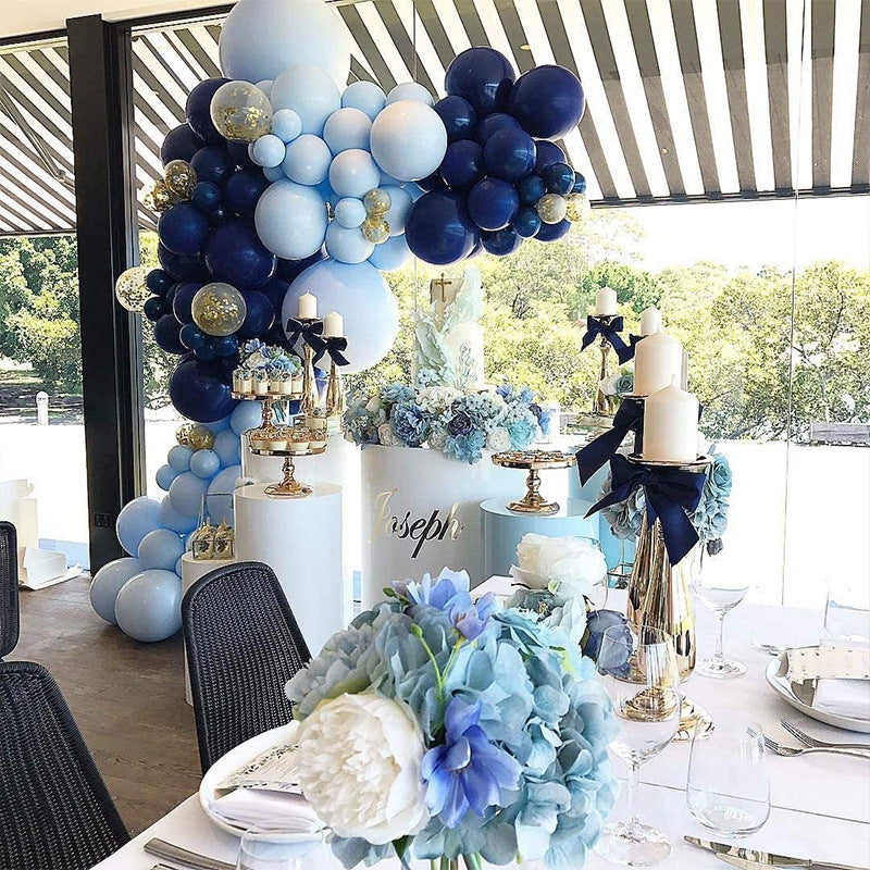 Blue 12 Inch Arch Bridge Balloon Party Decoration