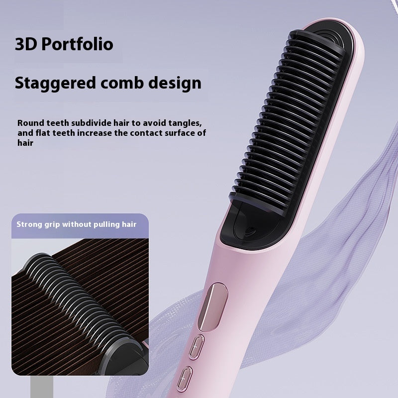 Hair Straightener LCD Display Multi-gear Temperature Adjustment Hair Curler