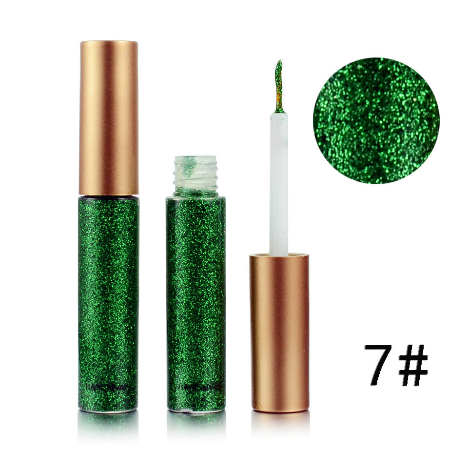 Stage Nightclub Makeup Performance Makeup Colorful Shiny Sequins Flashing Liquid Eye Shadow