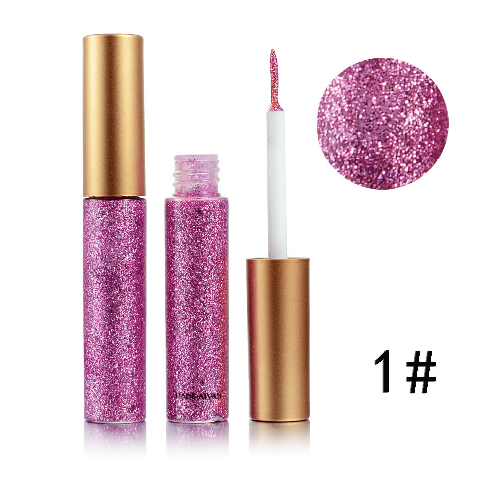 Stage Nightclub Makeup Performance Makeup Colorful Shiny Sequins Flashing Liquid Eye Shadow