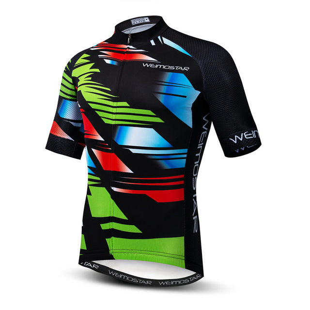 Green bicycle shirt