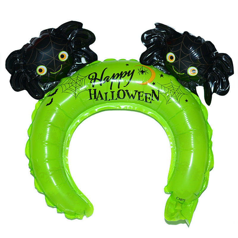 Halloween Headband Balloons Spider Ghost Hair Accessories Party Supplies