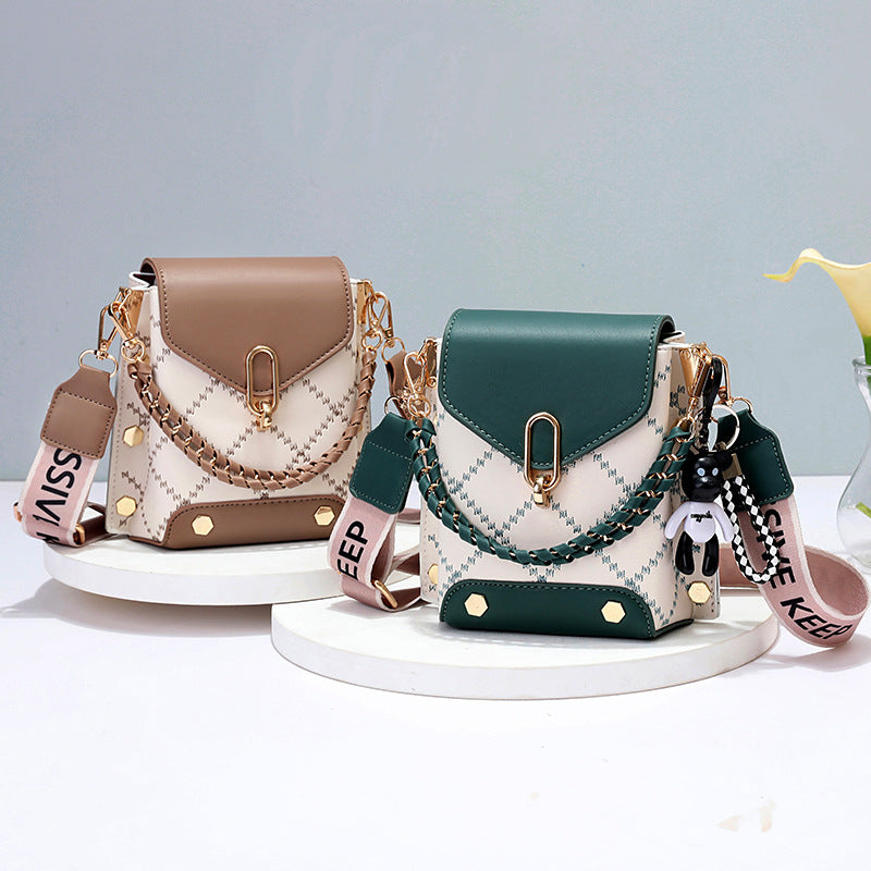 Summer Women's Chain Bucket Bag