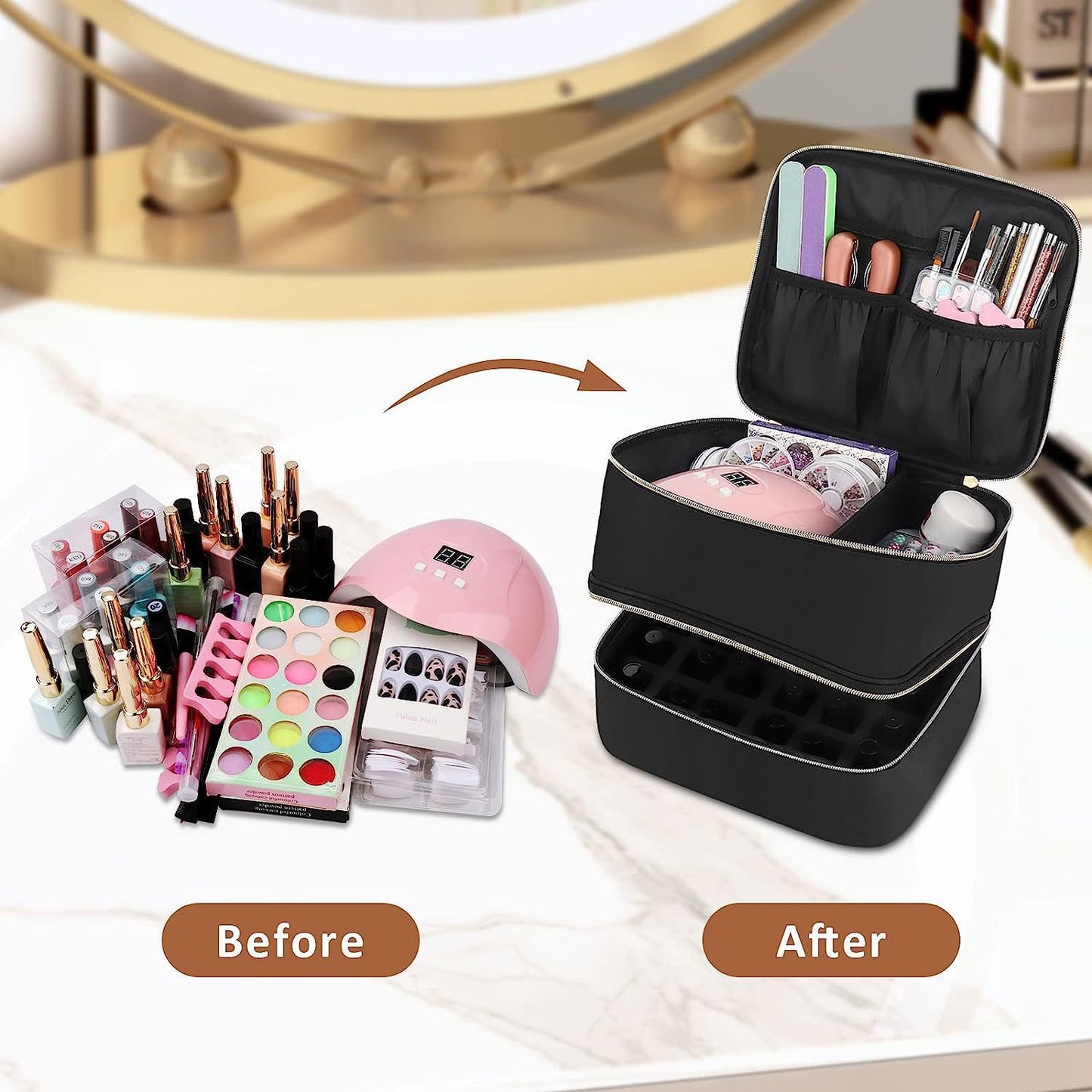 Nail Polish Cosmetic Bag Storage Bag