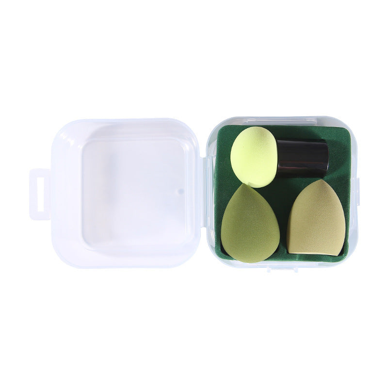 Fashionable Mushroom Head Beauty Egg Cushion Puff Set