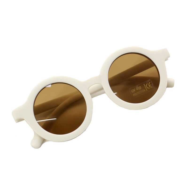 Children's Sunglasses Baby 1-5 Years Old Retro Korean Version Cute Sunscreen
