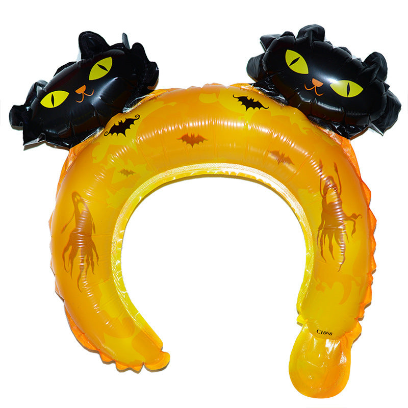 Halloween Headband Balloons Spider Ghost Hair Accessories Party Supplies