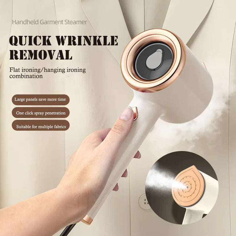 Mini Portable Handheld Garment Steamer Fabric Steam Iron For Travel Home Appliances Vertical US Plug Ironing Machine