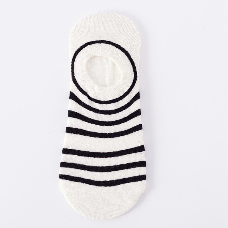 Silica Gel Non-slip Invisible Shallow Mouth Boat Socks Women