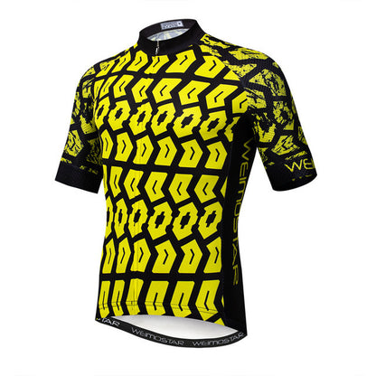 Green bicycle shirt