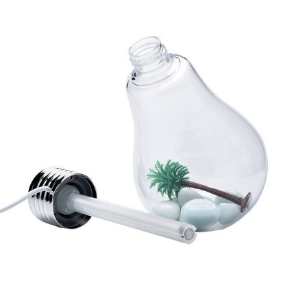 USB Humidificateur A Ultrasons Home Office Mini Aroma Diffuseur LED Nuit Lumiere aromatherapatherapie Mist Maker Creative Bouteille ampoule.
