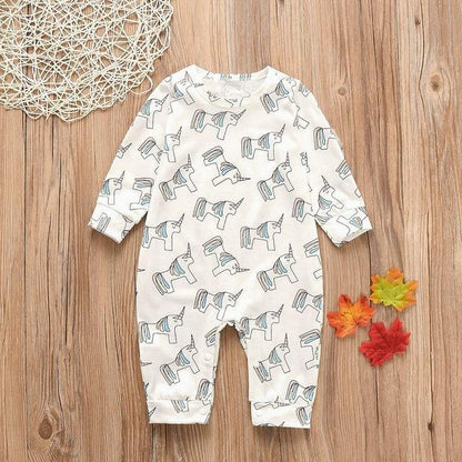Girl Romper Printed Jumpsuit Child Playsuit