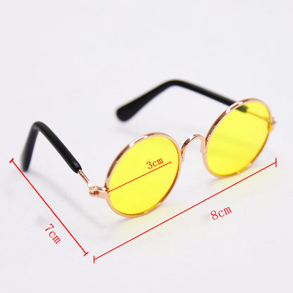 Vintage Round Pet Glasses