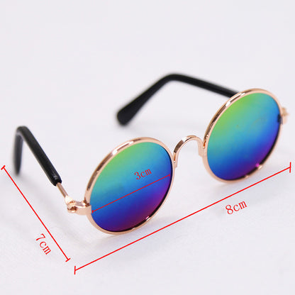 Vintage Round Pet Glasses