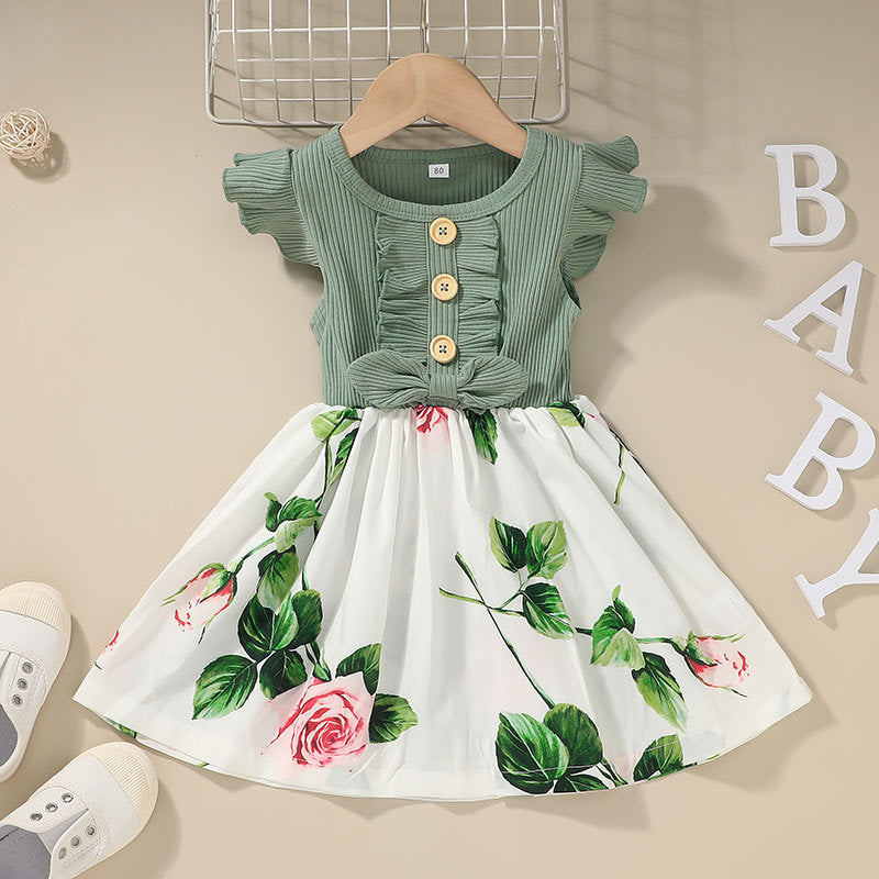 Toddler Kids Baby Girls Clothes Summer Girls Frok