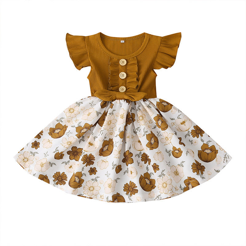 Toddler Kids Baby Girls Clothes Summer Girls Frok