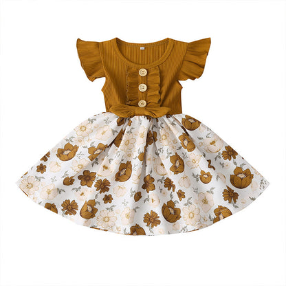 Toddler Kids Baby Girls Clothes Summer Girls Frok