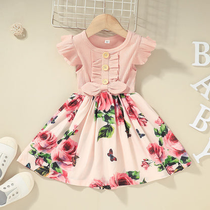 Toddler Kids Baby Girls Clothes Summer Girls Frok