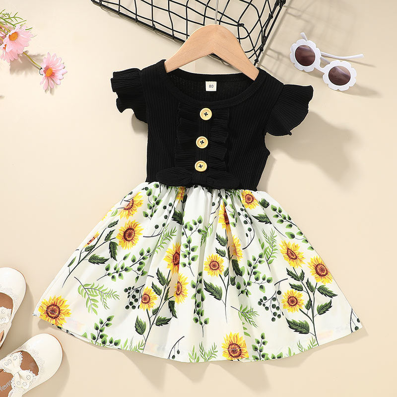 Toddler Kids Baby Girls Clothes Summer Girls Frok