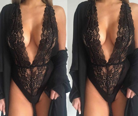 Women Nighty lingerie Lace Undergarmets 1piece set