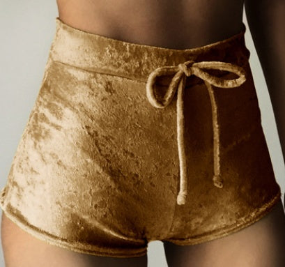 Women Jasmin Lingerie Velvet Shorts Outdoor Summer wear