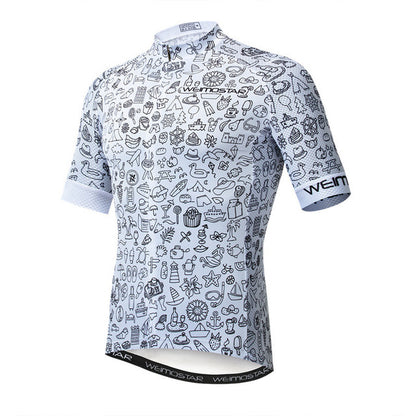 Green bicycle shirt