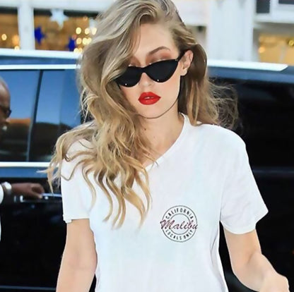 Triangle Cat Eye Sunglasses European And American Street Couple Style