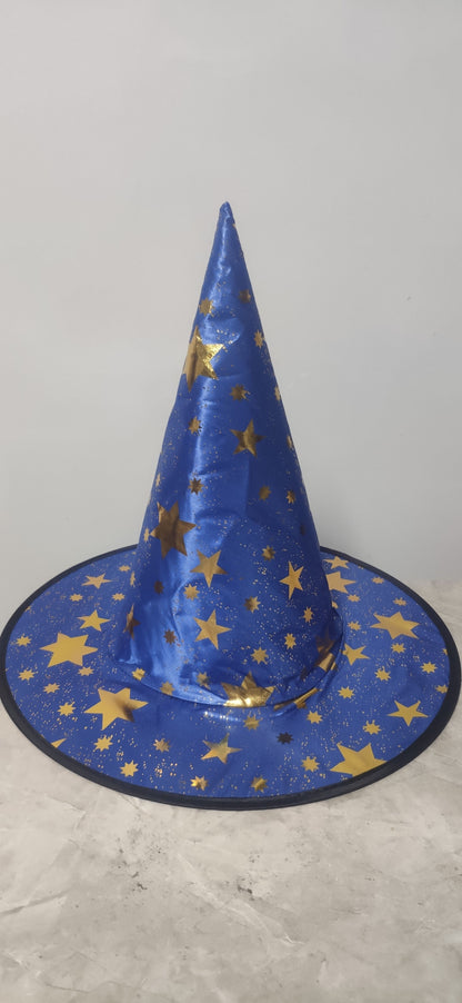 Witch Hat Halloween Black Polyester Ball Up Costume Party