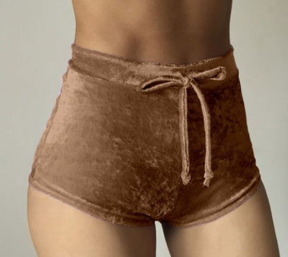 Women Jasmin Lingerie Velvet Shorts Outdoor Summer wear