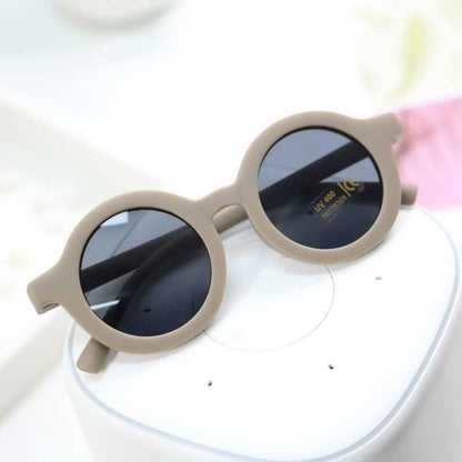 Children's Sunglasses Baby 1-5 Years Old Retro Korean Version Cute Sunscreen