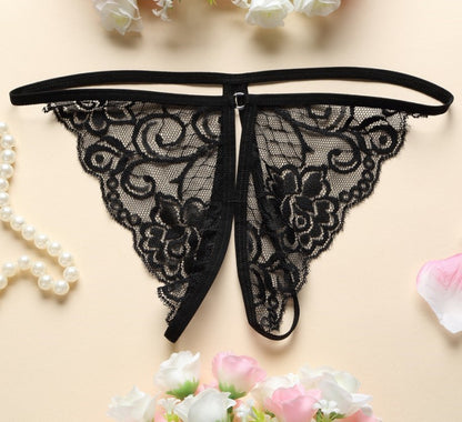 Women Lace Tulle Lingerie Set Nighty Undergarment Set