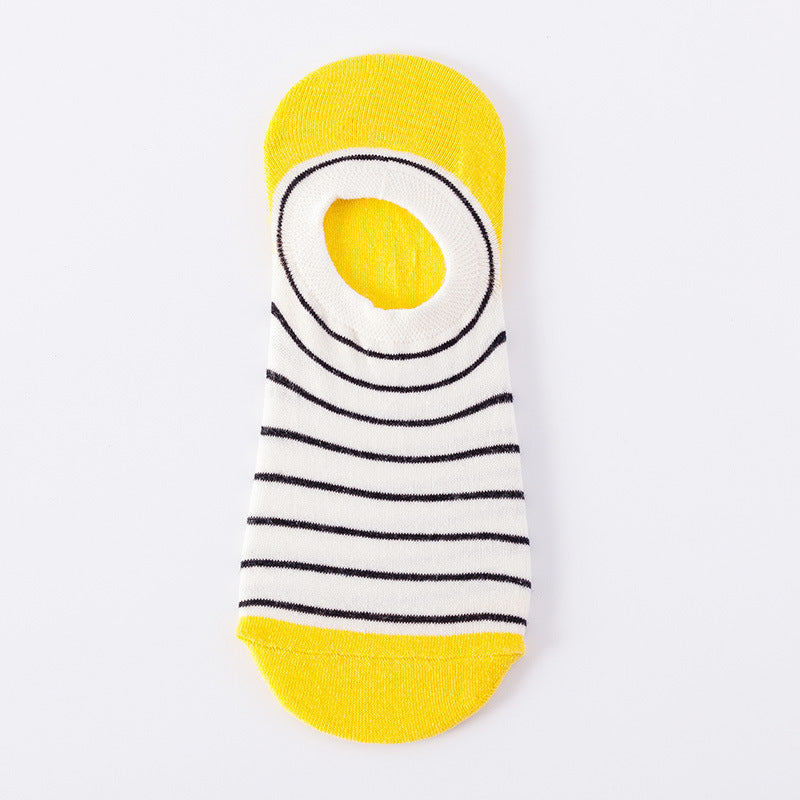 Silica Gel Non-slip Invisible Shallow Mouth Boat Socks Women