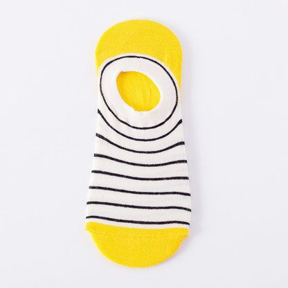 Silica Gel Non-slip Invisible Shallow Mouth Boat Socks Women