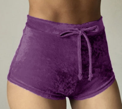 Women Jasmin Lingerie Velvet Shorts Outdoor Summer wear