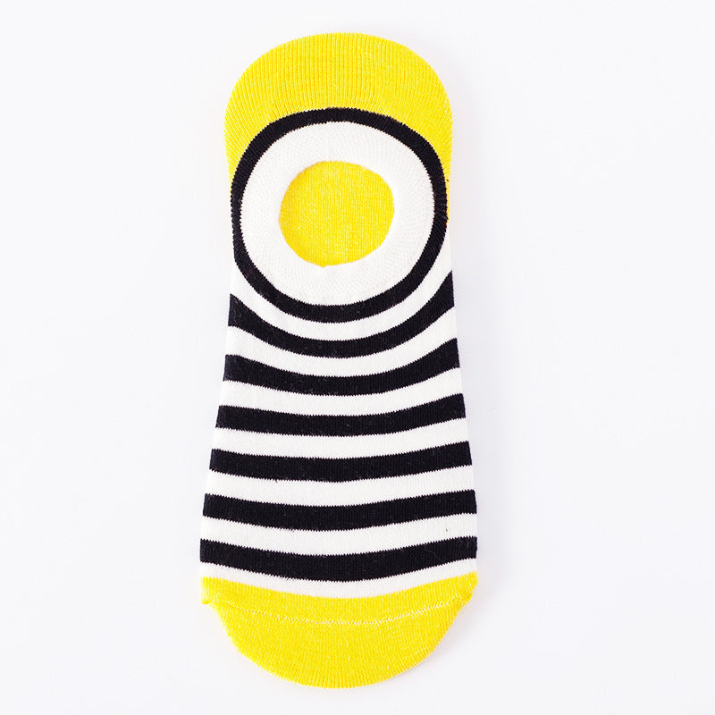 Silica Gel Non-slip Invisible Shallow Mouth Boat Socks Women