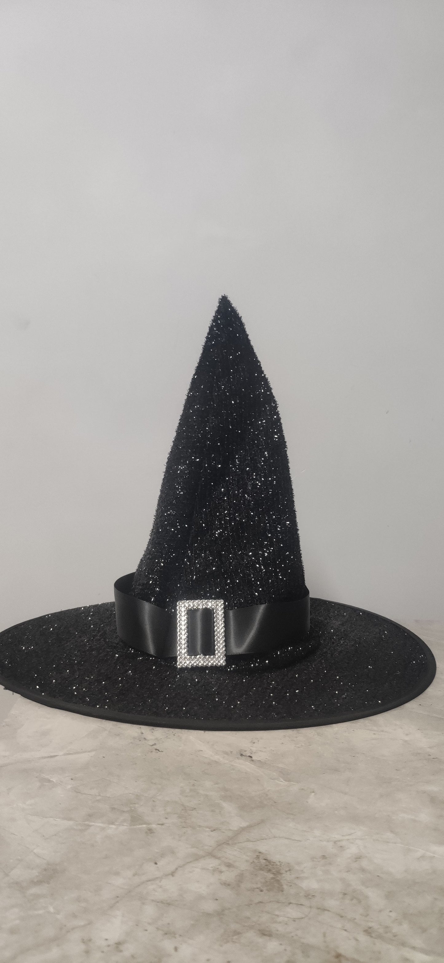 Witch Hat Halloween Black Polyester Ball Up Costume Party